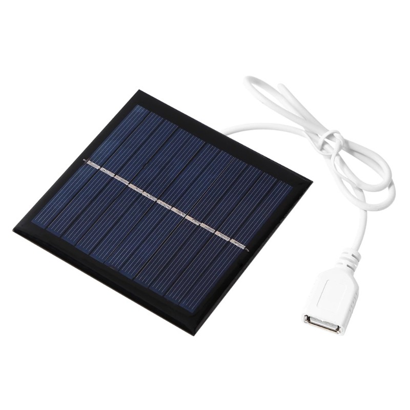 1W 5.5V USB Mini Solar Panel DIY Solar System Solar Power External Battery