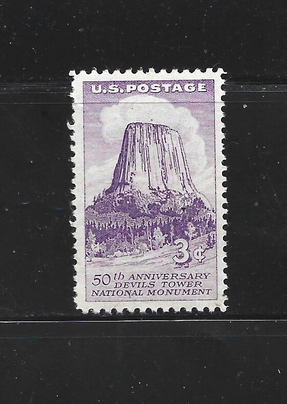 US Stamp-Scott # 1084-3c-Mint/NH-OG-1956-Devil's Tower