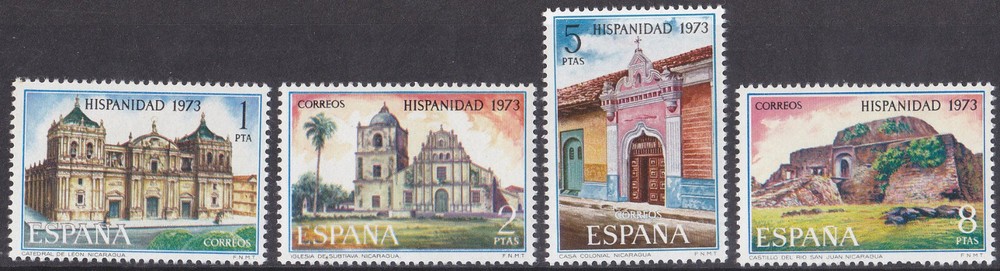 Spain - 1973 (2154-2157) Mint never Hinged - Hispanidad
