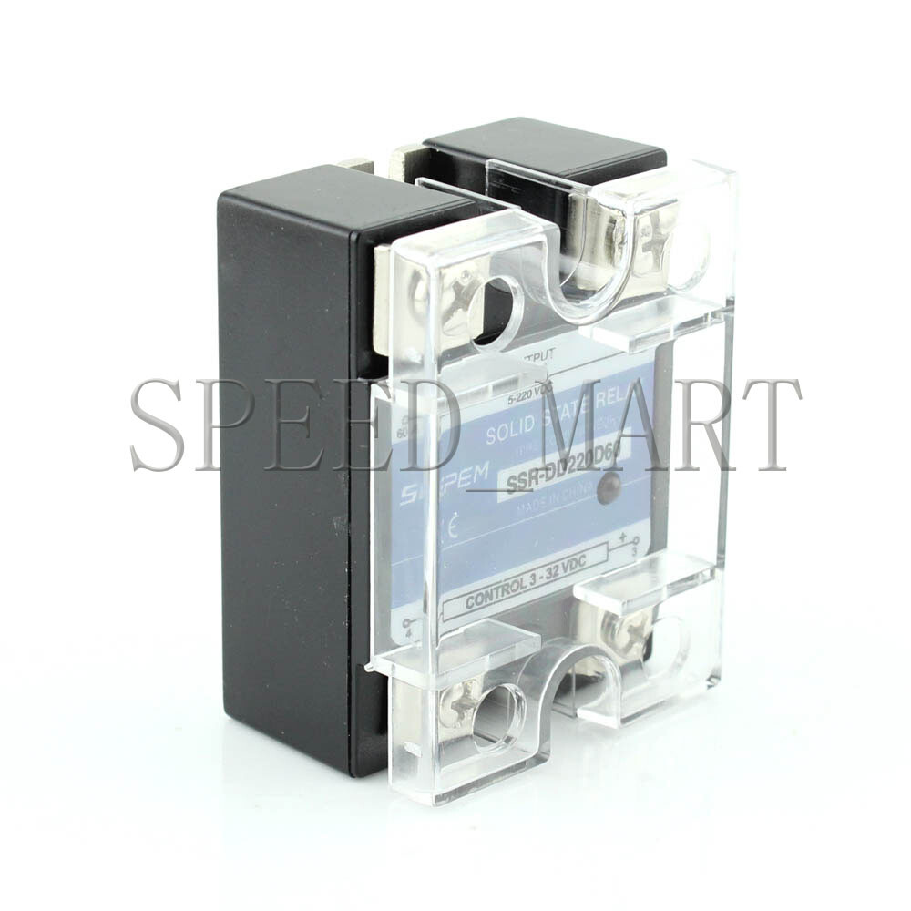 High Quality 60A Solid State Relay SSR DC-DC 60A 3V-32V DC 5V-220V DC