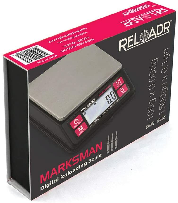 RELOADR  Marksman Digital Reloading Scale - (100G X 0.005G - Black) - Digital Mi