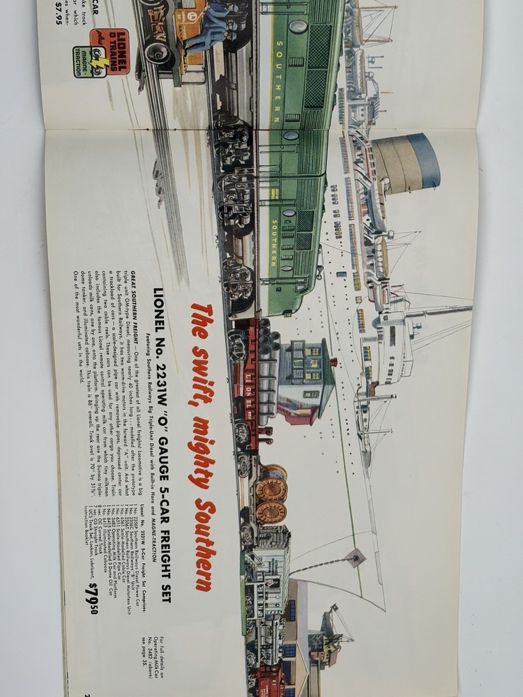 Vintage 1954 Lionel Train Catalog