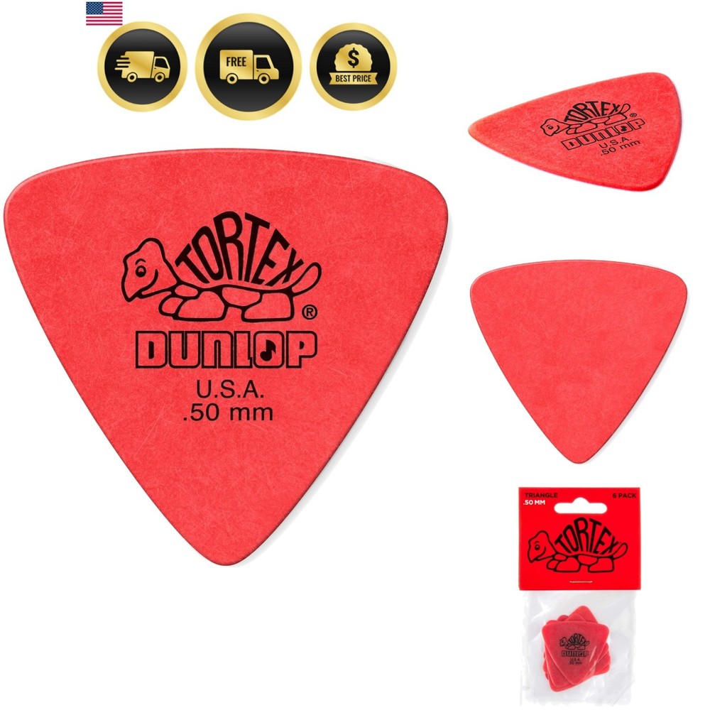 Tortex Triangle Pick .50MM - 6 Pack