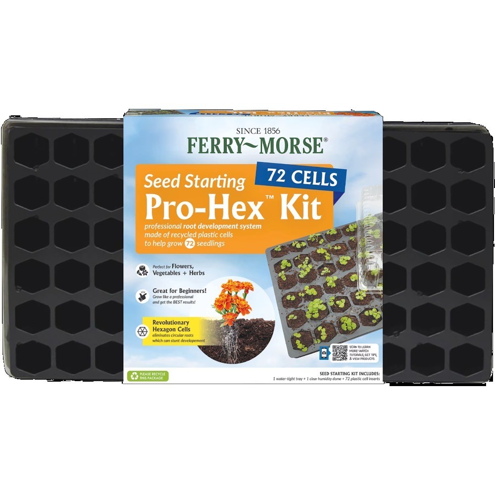 Reusable 72 Cell Seed Starter Tray for Plants Gardening Germination Kit