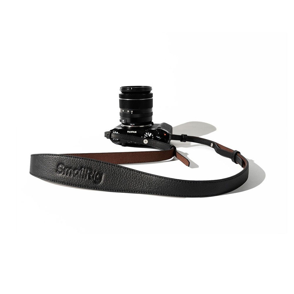 SmallRig Universal Leather Camera Shoulder Strap, Black