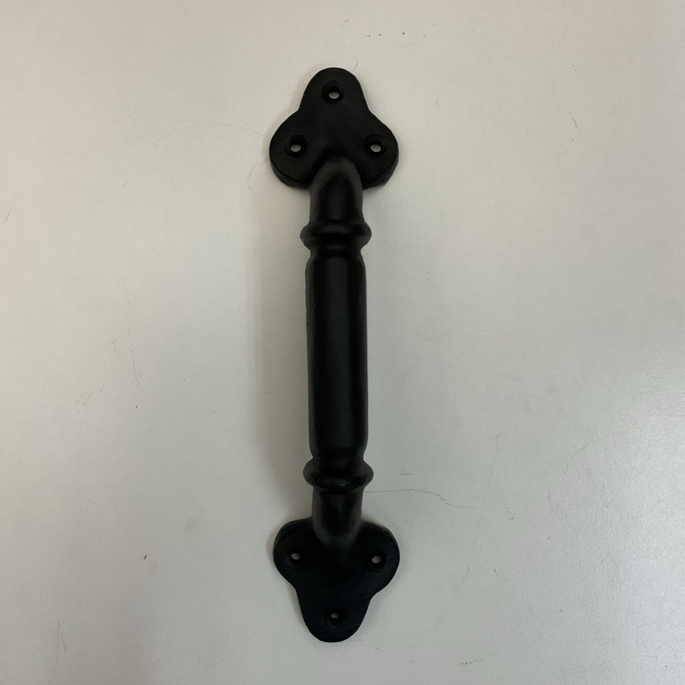 Cast Iron Black Decorative Door Handle Antique Rustic Style