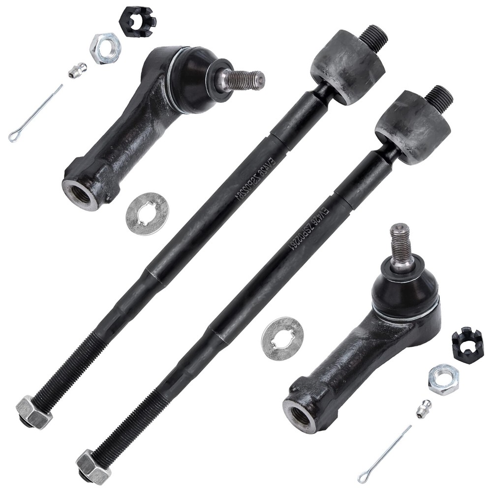 New 6pc Front Inner & Outer Tie Rod Ends for 2002 2003 2004 Honda Odyssey
