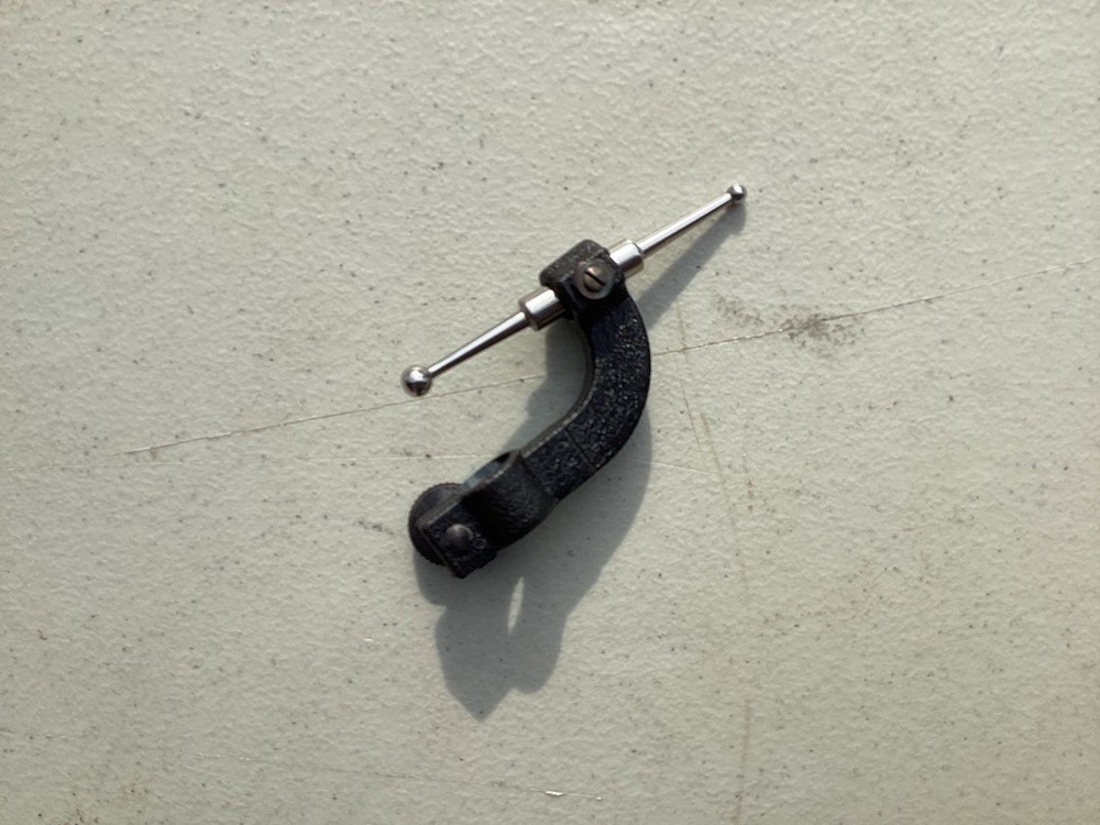 Starrett 670A Indicator Hole Attachment 3/8" Range, 13/16" Hole Depth.