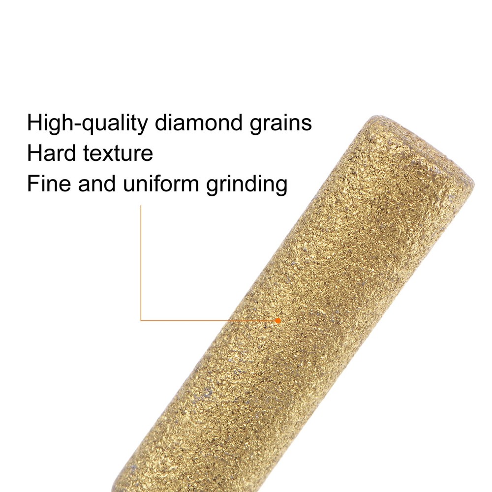 12pcs Diamond Coated Chainsaw Sharpener Bits 7/32" Chain Saw Grinder