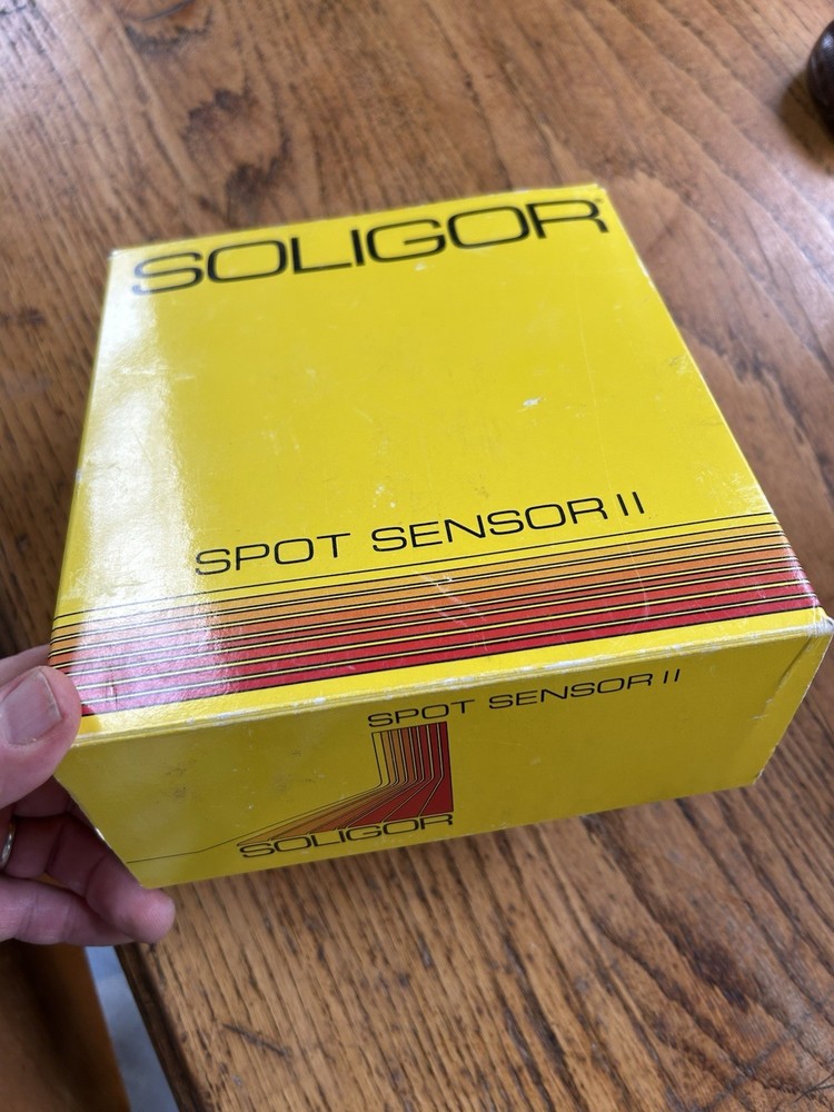 Soligor Spot Sensor-II Analog Spot Camera Light Meter w/Box Japan