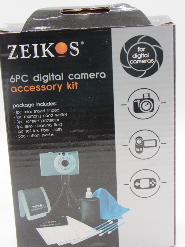 ZEIKOS 6PC DIGITAL CAMERA ACCESSORY KIT