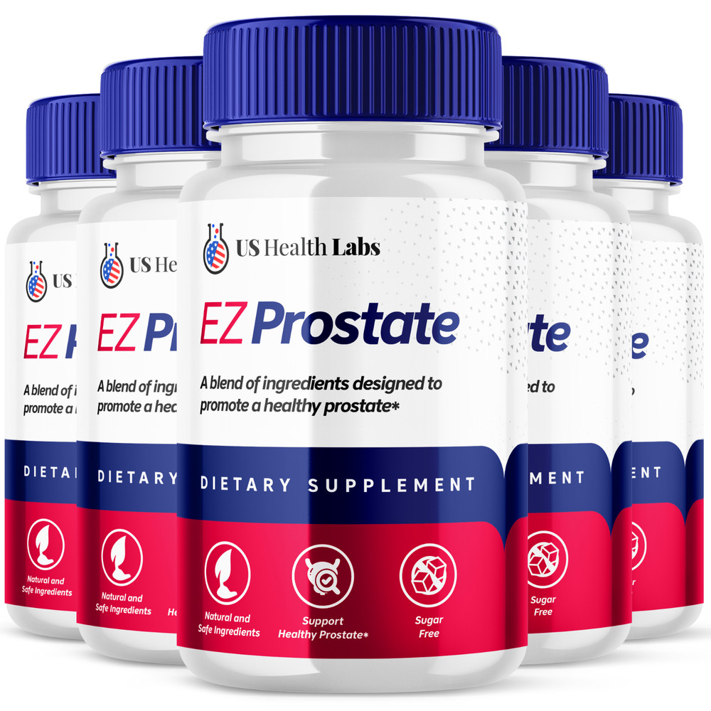 (5 Pack) EZ Prostate Capsules, Easy Prostate AdvancedFormula Pill (300 Capsules)