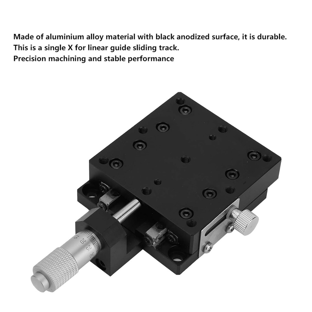 X Micrometer Manual Fine-Tuning Cross Roller Precision Linear Stages X Axis...