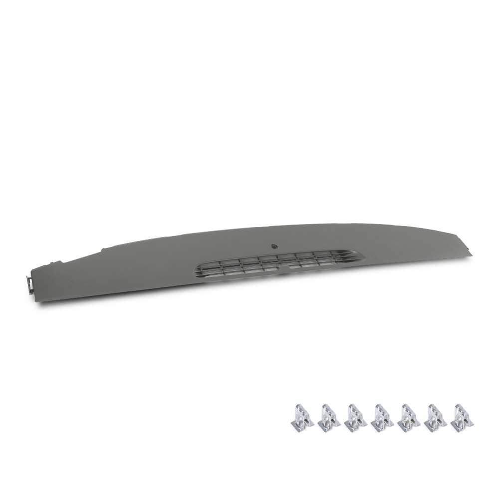 Fit For 2007-2013 Escalade Silverado Dash Panel Defrost Vent Cover Grille Gray