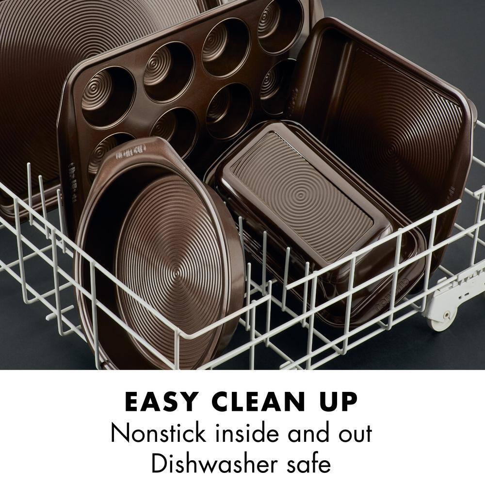 Bakeware Set Bake Pan Baking Cookware Tools Accessories Non Stick Steel 10 Piece