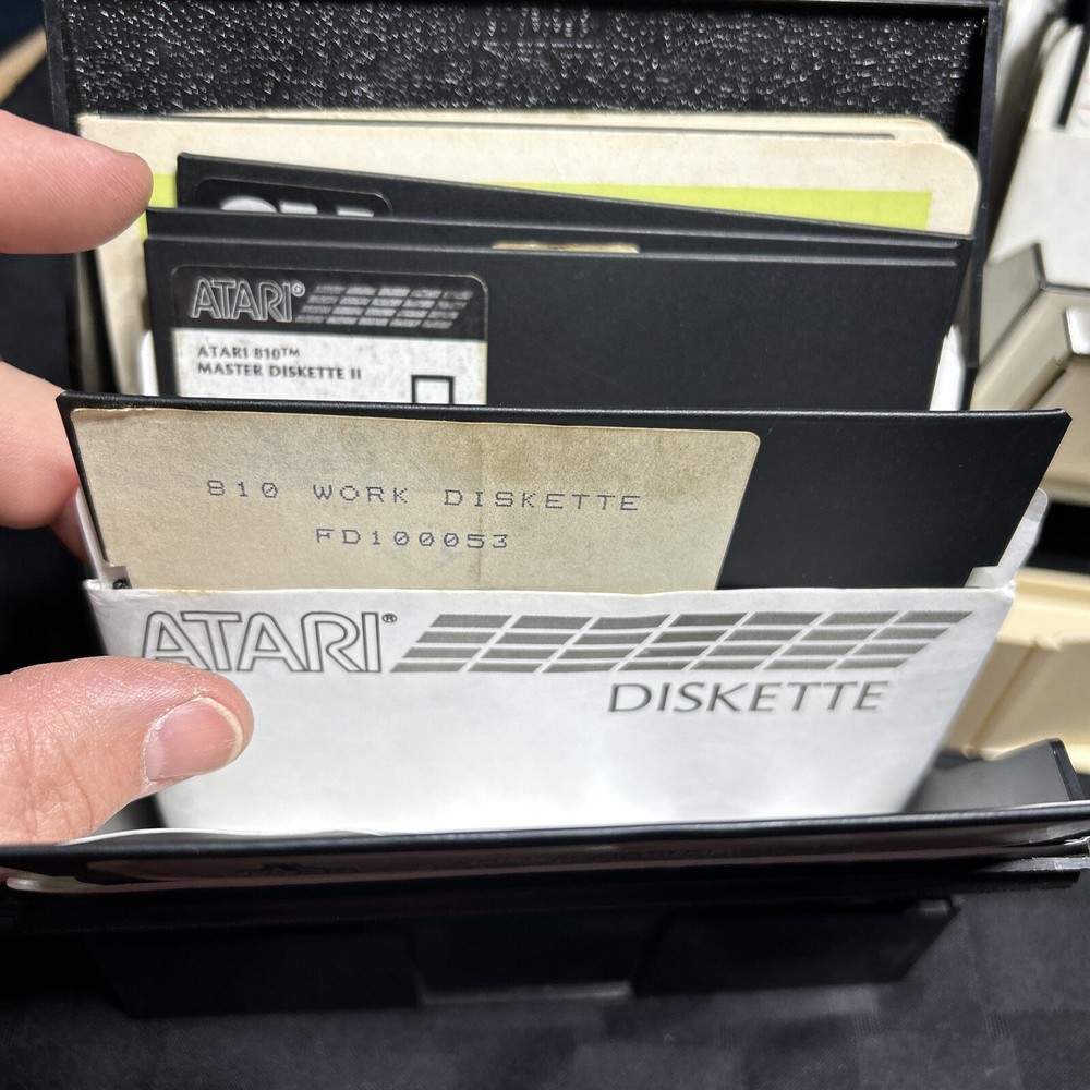 3 Floppy Disk Storage Containers With Games And ?