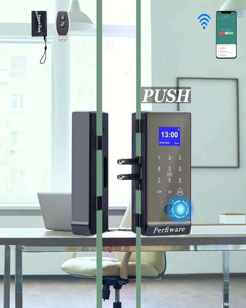 PERFIWARE - Smart Glass Door Lock