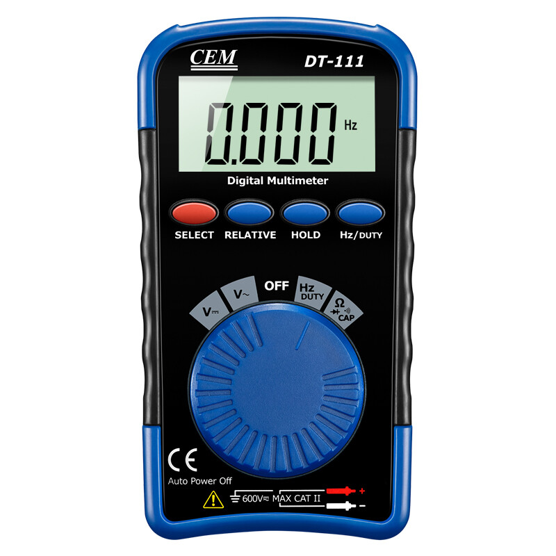 CEM DT-111 Mini Pocket Digital Multimeter Data Hold Max Hold Auto Power Off