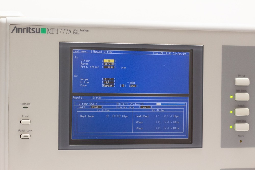 Anritsu MP1777A 10 GHz Jitter Performance Analyzer Spectrum Analyzer.