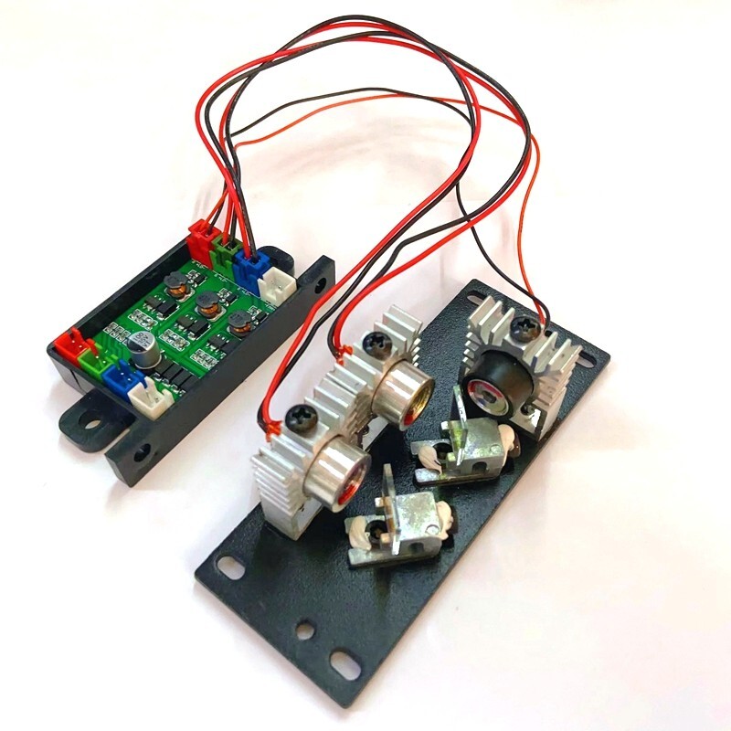 RGB 500mw White Light Full Color Laser Module TTL Modulation