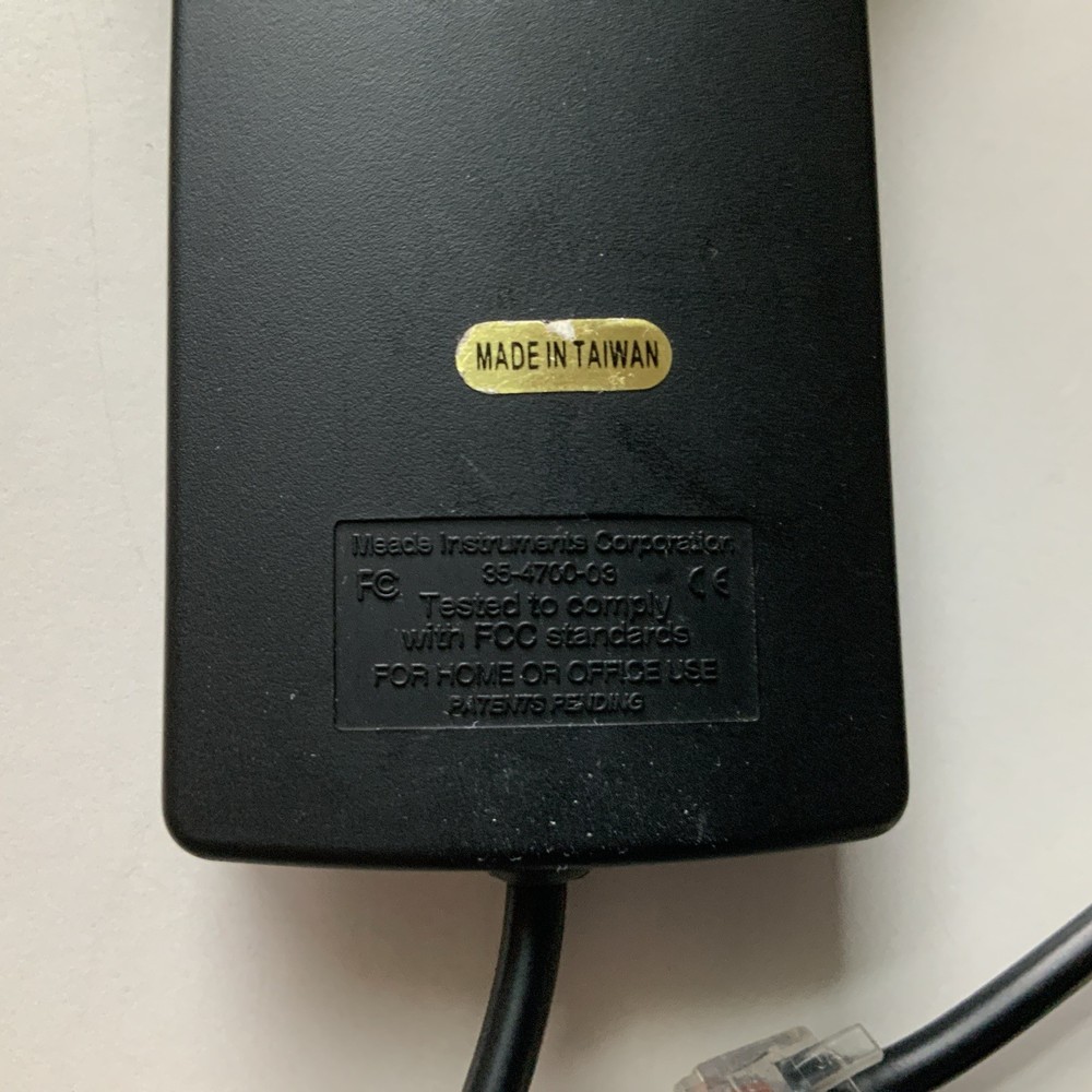 Meade Autostar 35-4700-03 Digital Remote Controller DAMAGED CORD