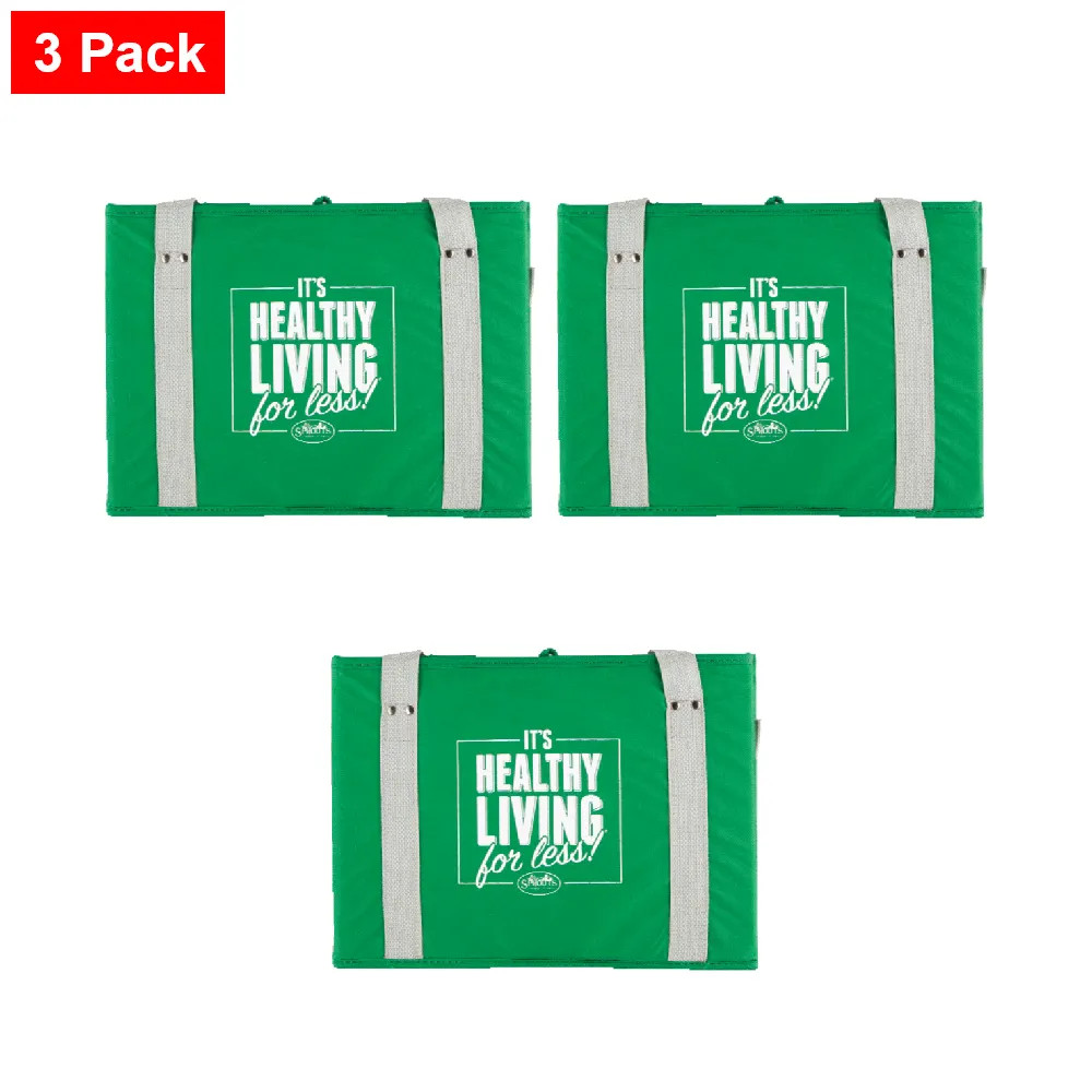 Sprouts Reusable Box Tote 1 each  - 3 Packs