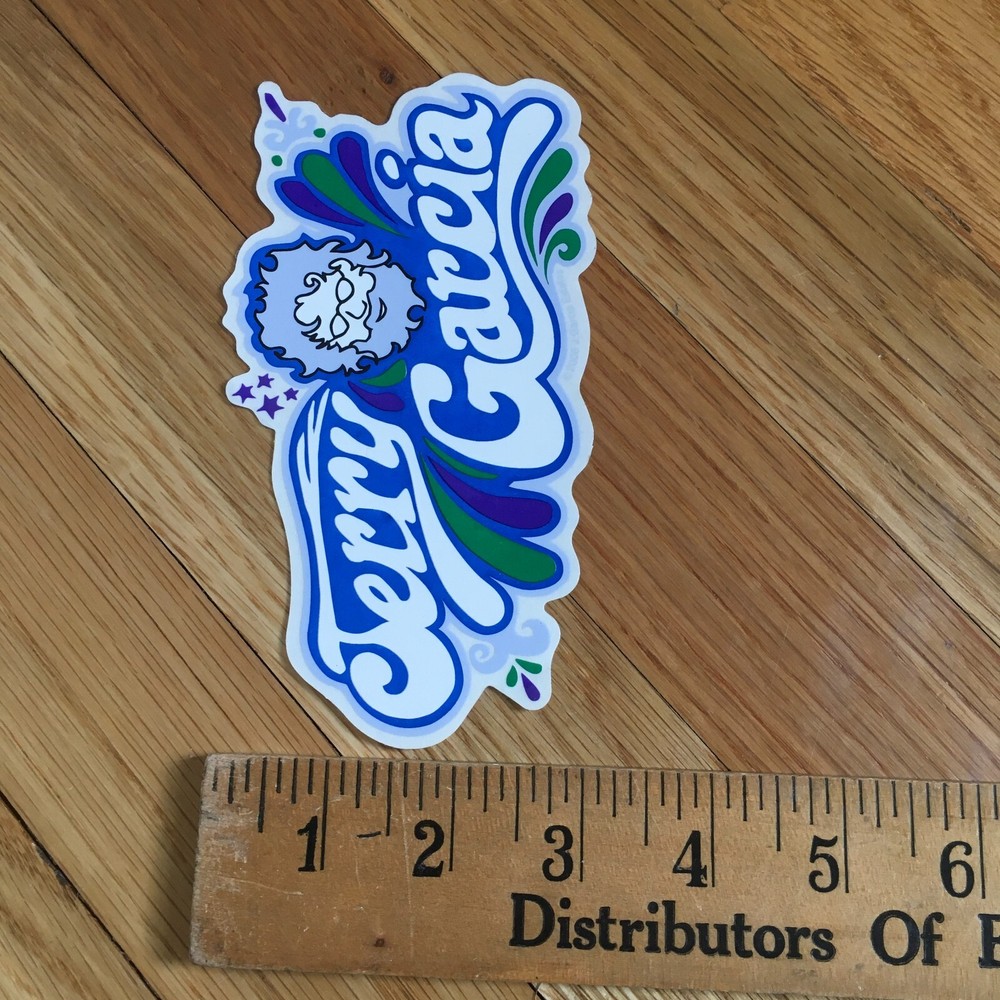 Jerry Garcia Sticker 6" JGB Grateful Dead Deadhead