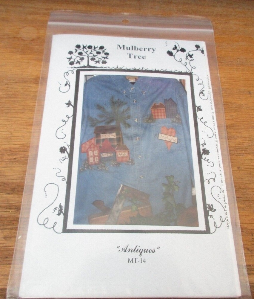 Mulberry Tree "Antiques" Pattern MT-14 Shirt NIP
