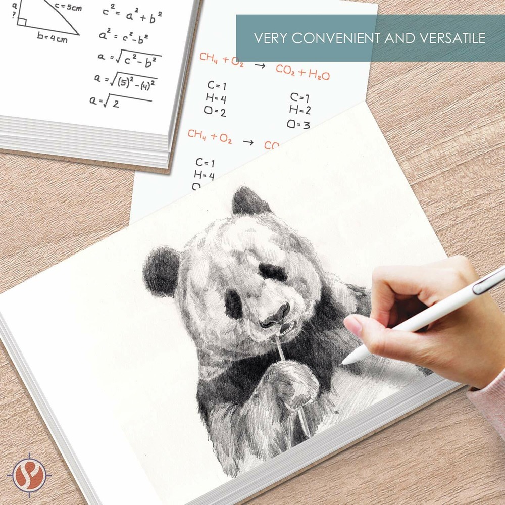 A5 White Memo Pads - Chipboard Backing - 50 Sheets Per Pad, 10 Pads Per Pack