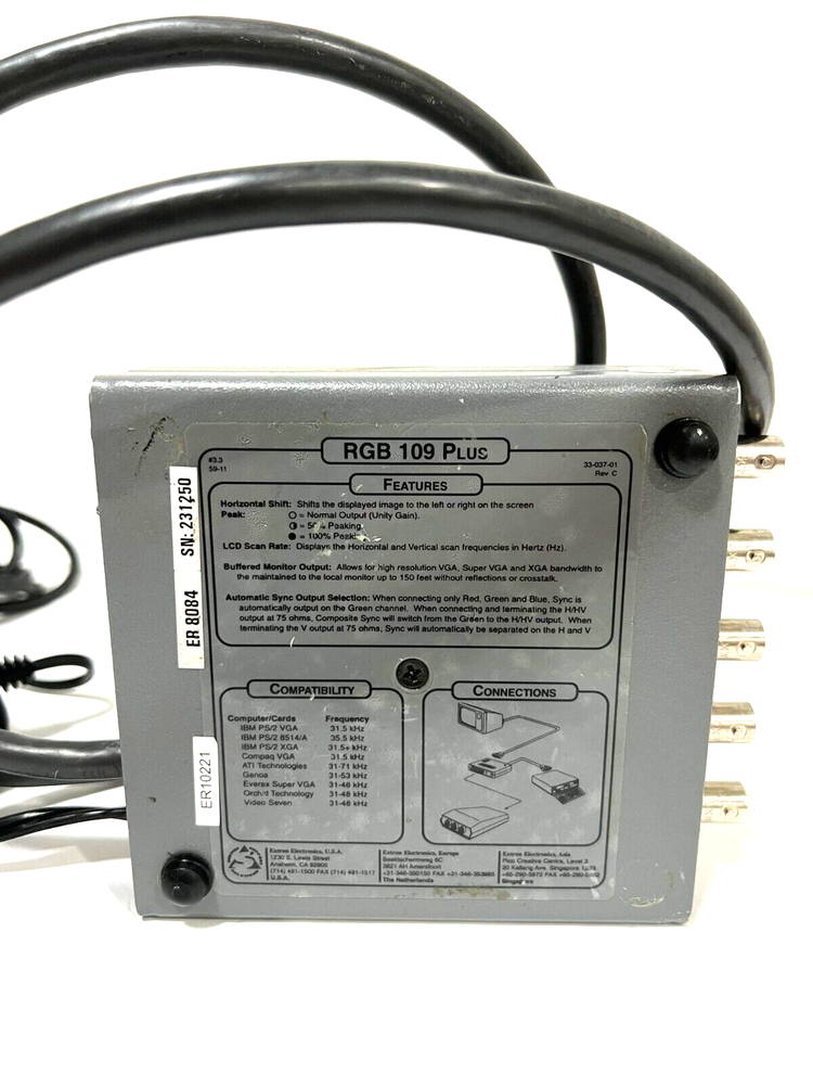 Extron Electronics RGB 109 Plus Video Interface
