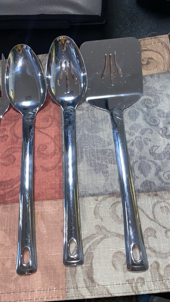 Oneida Stainless Hostess Serving Pieces. Pre-owned