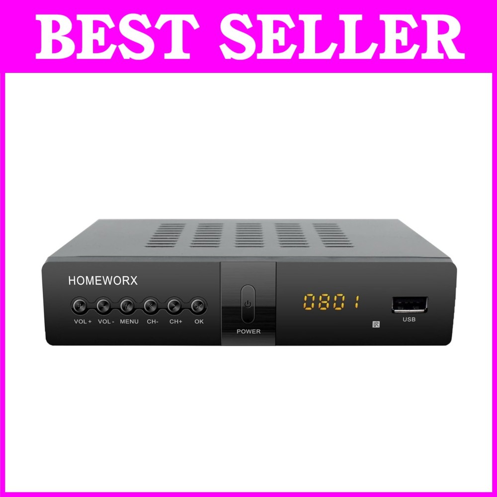Clear QAM Digital Converter Box with Recording Function