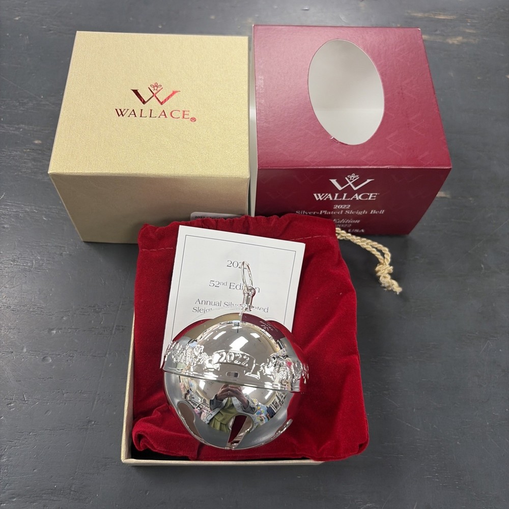 Wallace 2022 Silver Plated Sleigh Bell