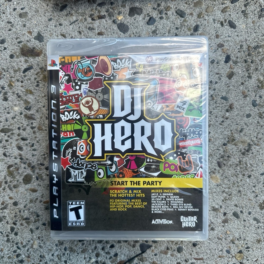 DJ Hero Turntable Kit Bundle for PlayStation 3, Game Disc, Controller