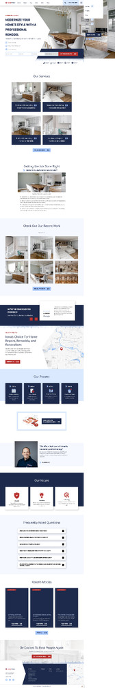 MODERN WORDPRESS WEBSITE - CUSTOM WEBSITE DESIGN SERVICES MOBILE FRIENDLY