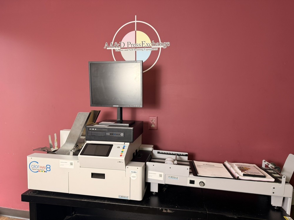 Low Meter 42k Formax Colormax 8 Digital Color Printer
