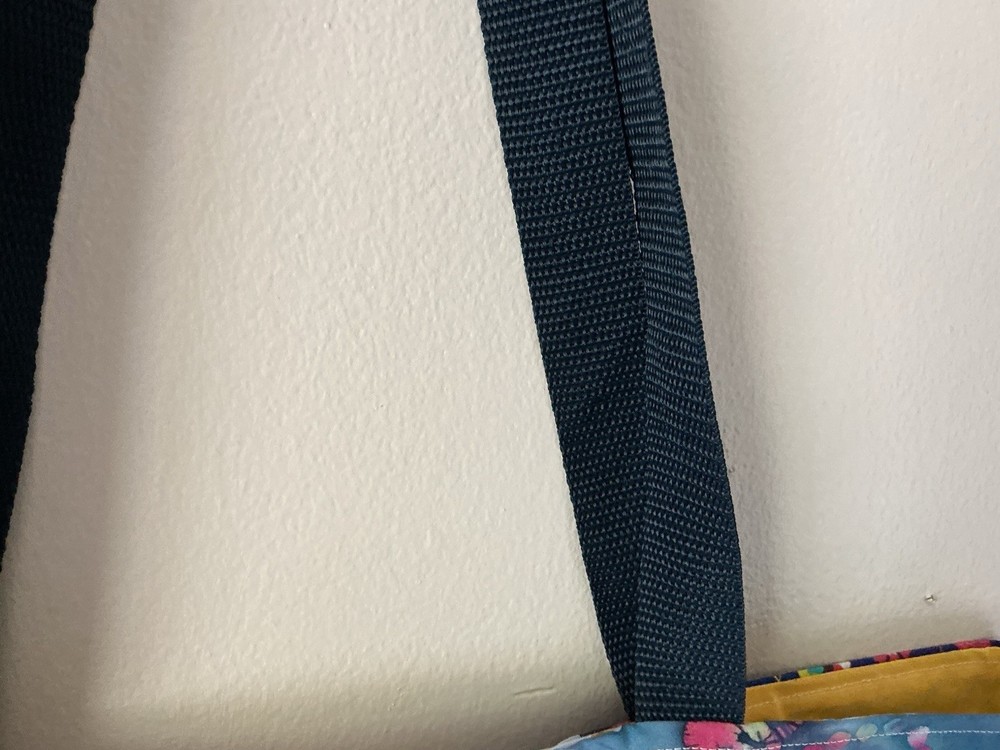 Handmade Shabby Chic Tote Bag 18” Patchwork Pattern Lined