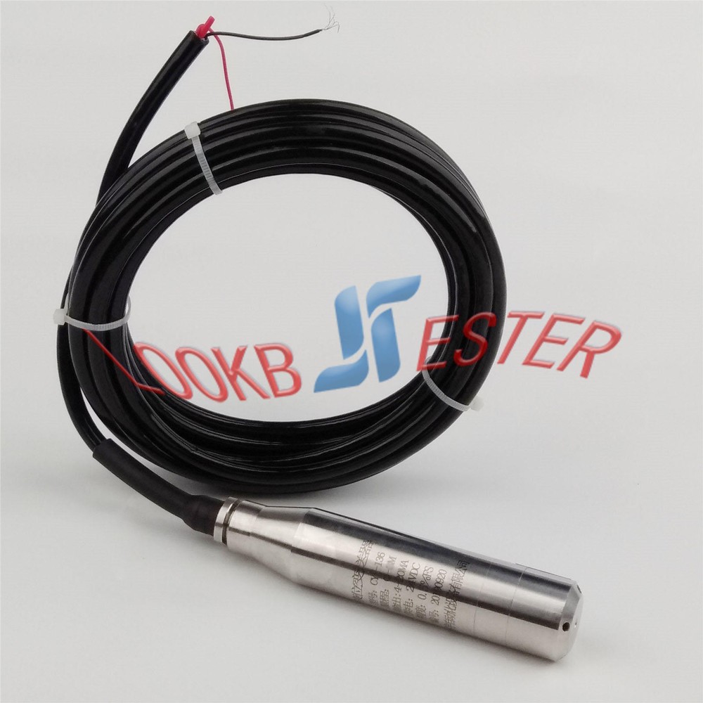 4-20MA 1.0m Range Water Level Transmitter Liquid Level Transducer Sensor