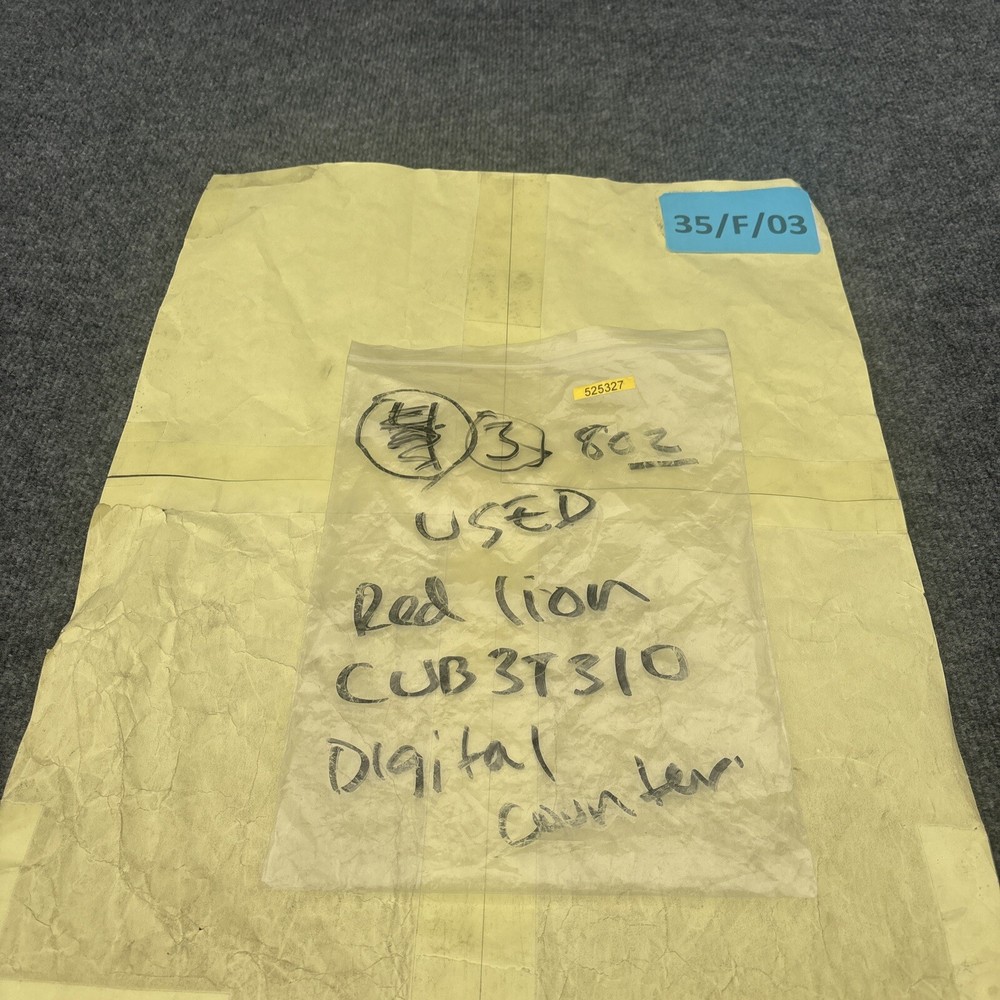 Red Lion Controls CUB3T310 Digital Panel Meter Counter, Timer Used