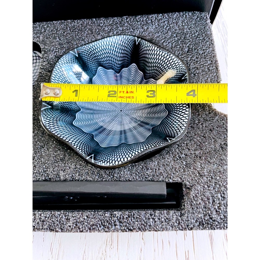 Japanese Sushi Serving Set Rectangular Plates Small Bowls Chopsticks with Rests