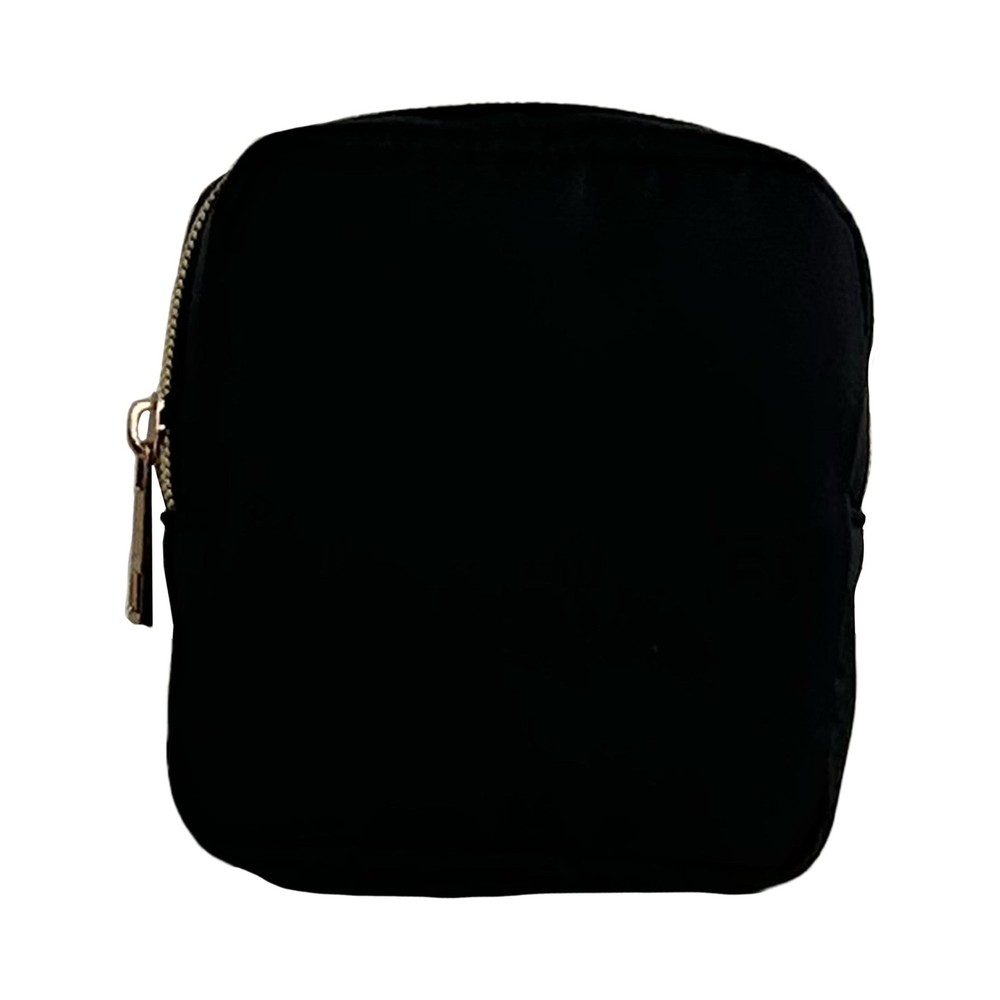 (2 pack Small Zippered Craft Storage Bag Black