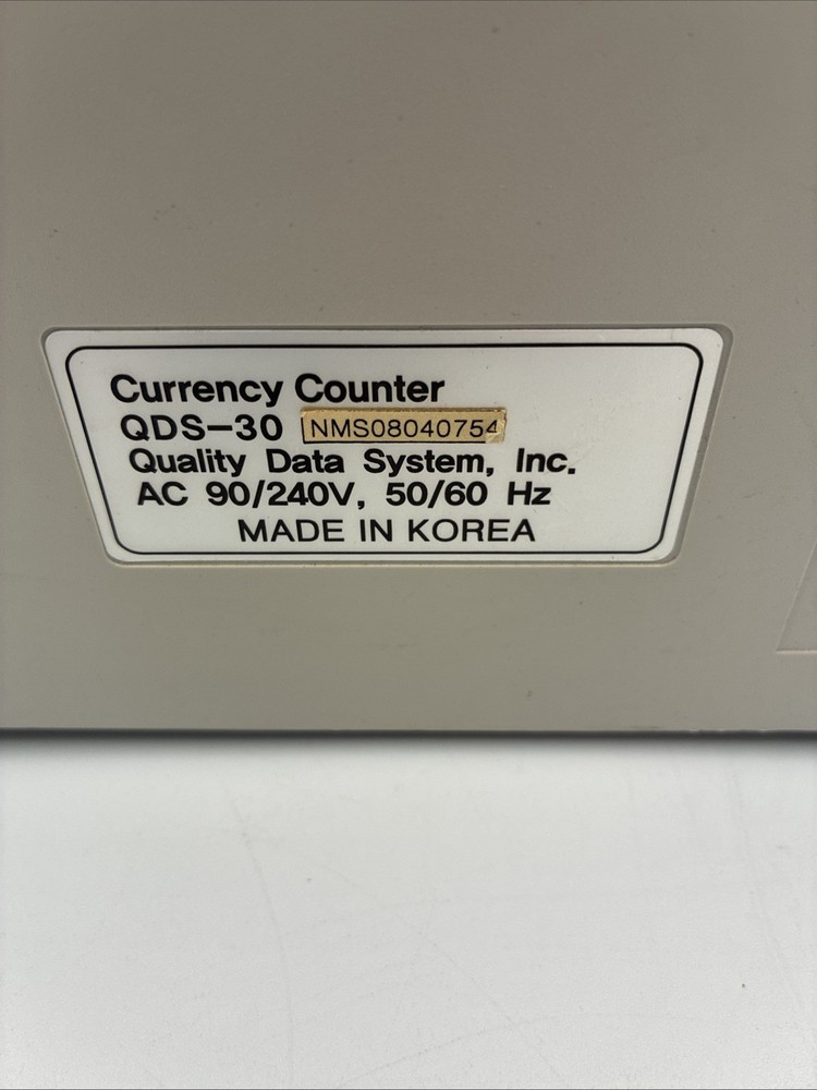 QDS-30 Currency Counter