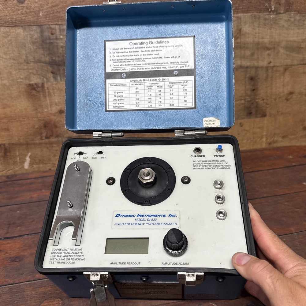 Hardy Dynamic Instruments DI-823 Fixed Frequency Portable Shaker System - PS64