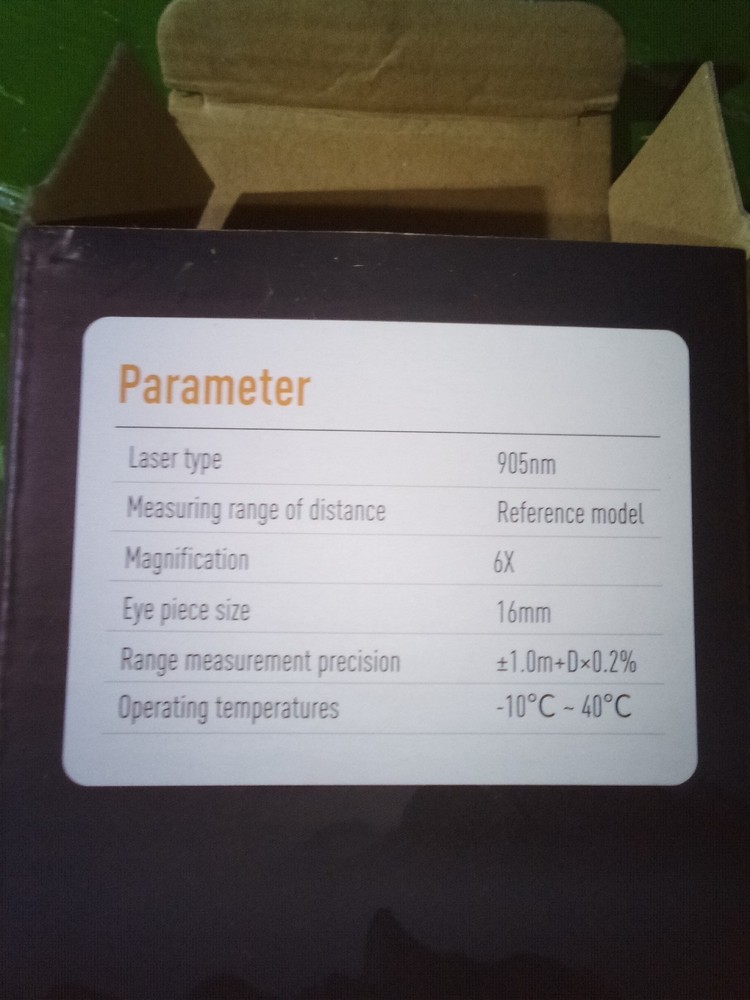 Golfing, Laser Rangefinder 1000