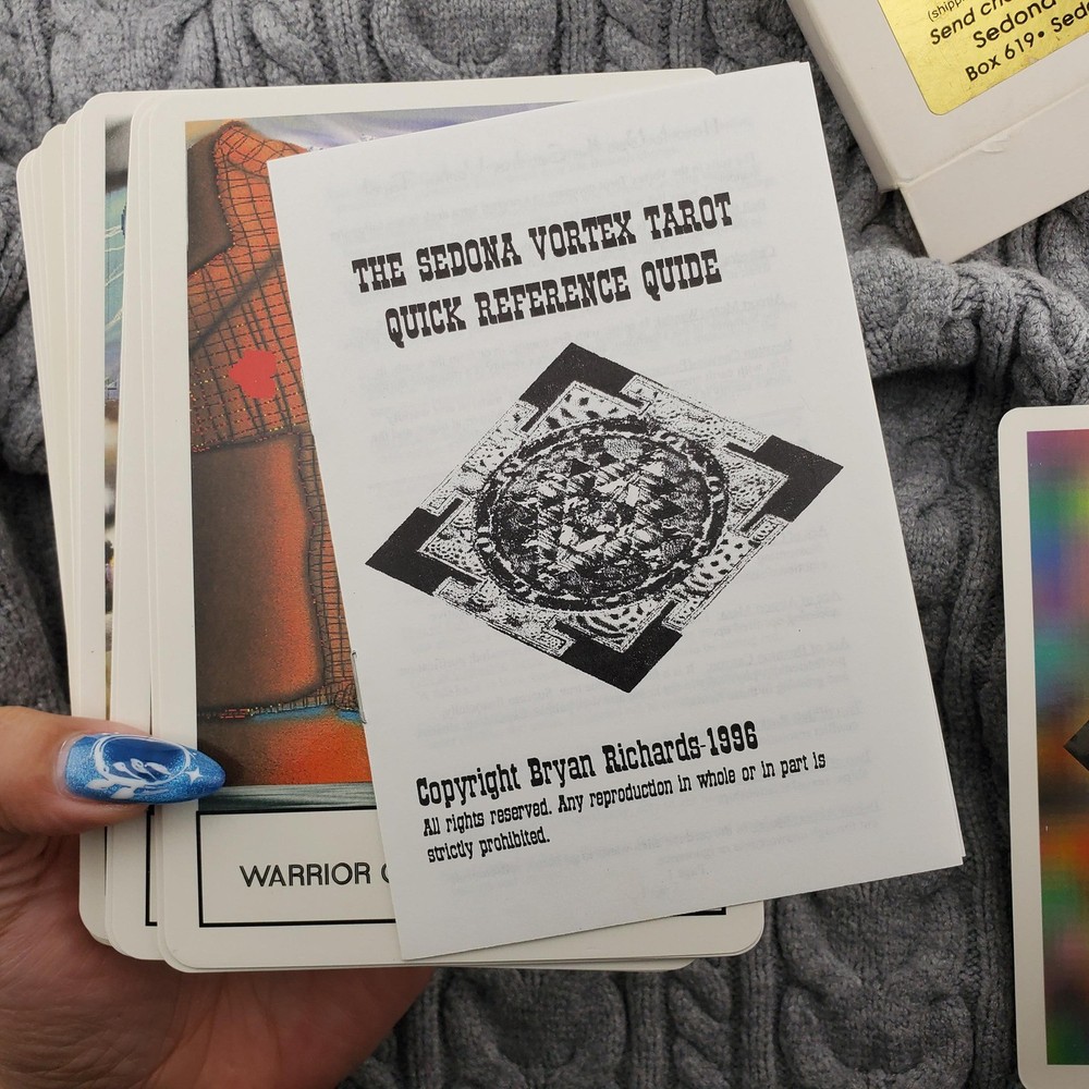 Vortex Tarot by Bryan Richards 78 Card Tarot Deck USED