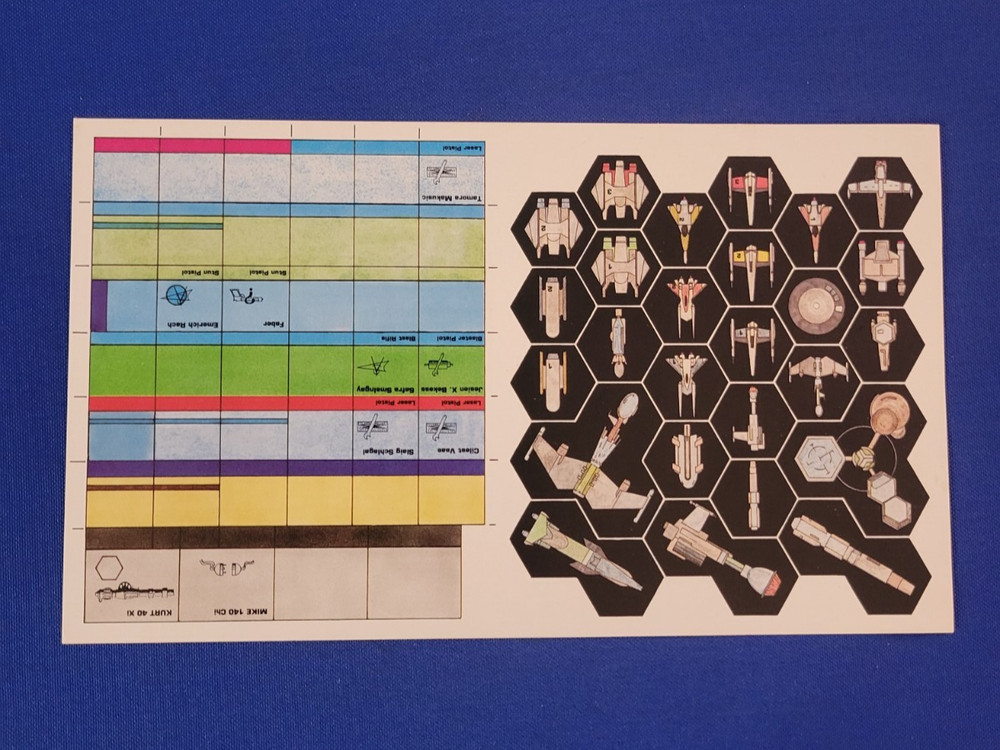 I.C.E. SpaceMaster Chit Sheet (Unpunched)