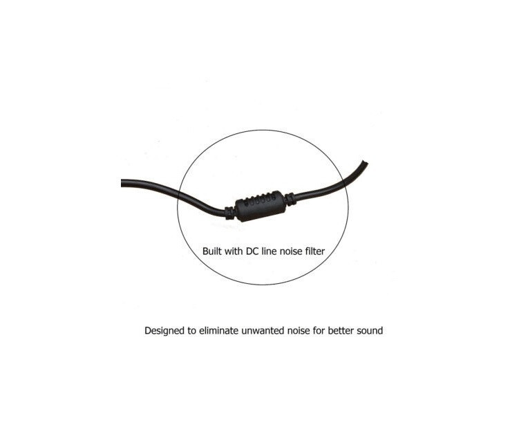 Locking Ring AC Adapter for TASCAM Mixcast 4 Podcast Workstation