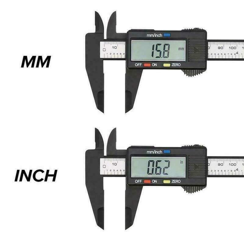 6” 150mm LCD Digital Vernier Caliper Micrometer Measuring Gauge