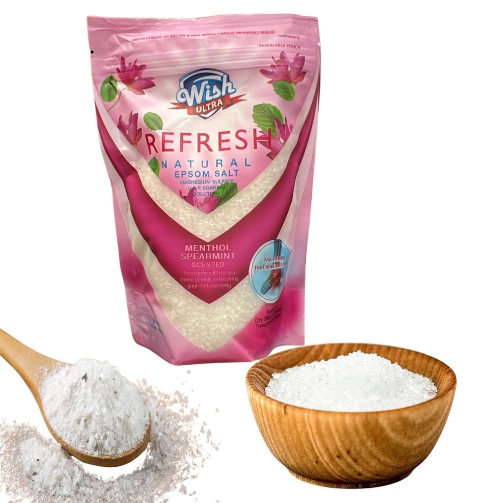 16oz Wish Refresh Natural Epsom Salt :1 Pack