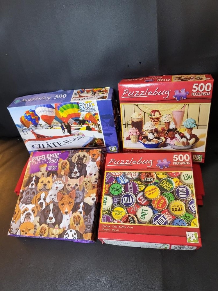 PUZZLEBUG PUZZLES 3 SETS OF 4